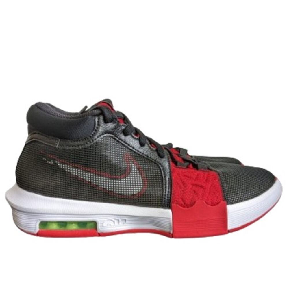 Nike Mens Lebron Witness VIII Basketball Shoes-Black/Red-9 USED GOOD-S178